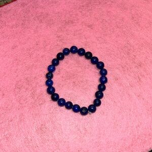 Hand crafted blue lapis lazuli bracelet - FREE gift with purchase!